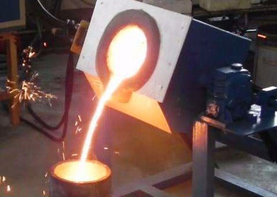 IGBT Power Devices High Temperature 1800C Induction Melting Machine For All Kinds Metal